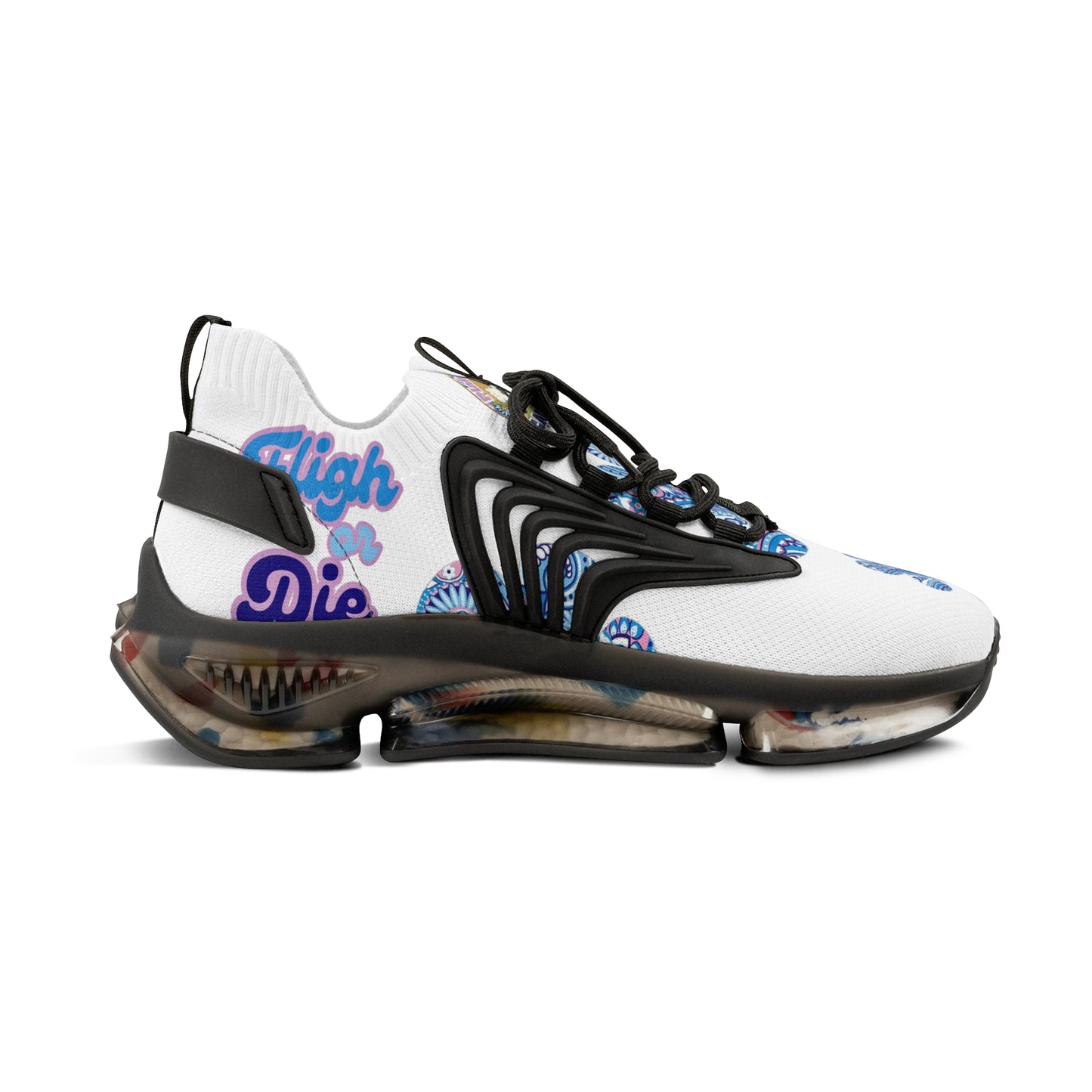 Plaine Jaine Cartel “SkyTryP Bleu Paisley” MoonWalker Sneakers