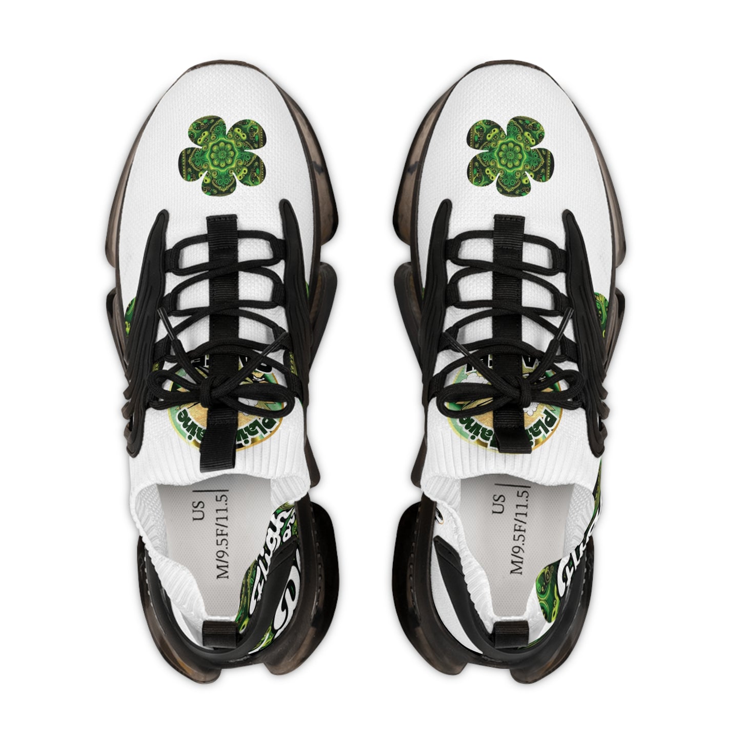 Plaine Jaine Cartel “EYE Love Jamaica,” (La Blanca) MoonWalker Sneakers