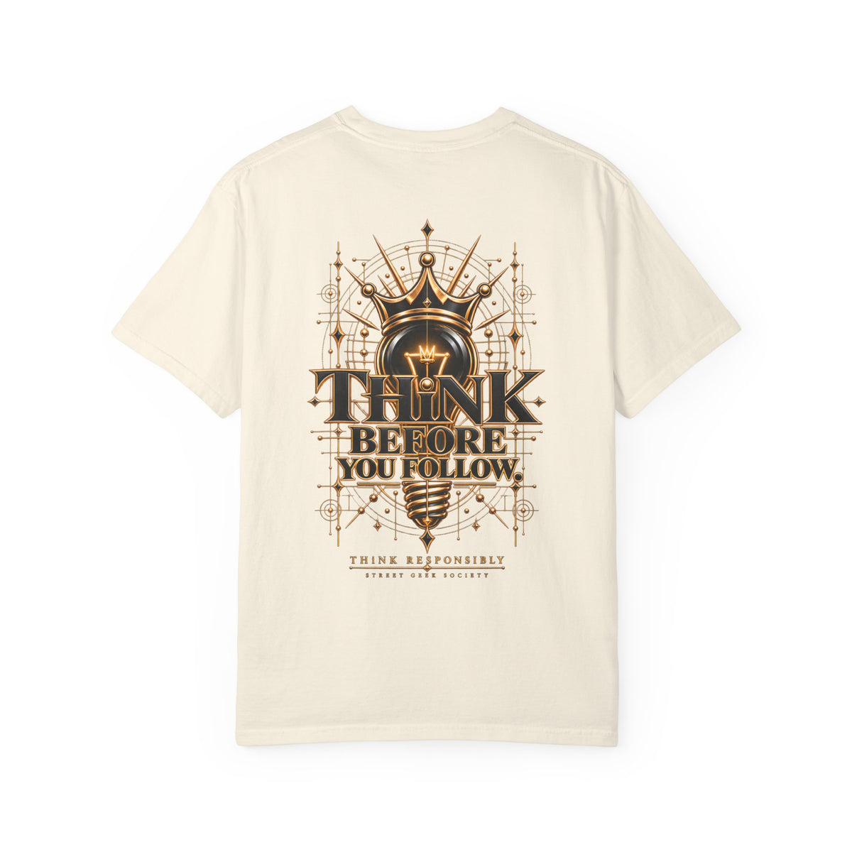 SFH Essential 002 — “THiNK Before You Follow” Heavyweight Tee