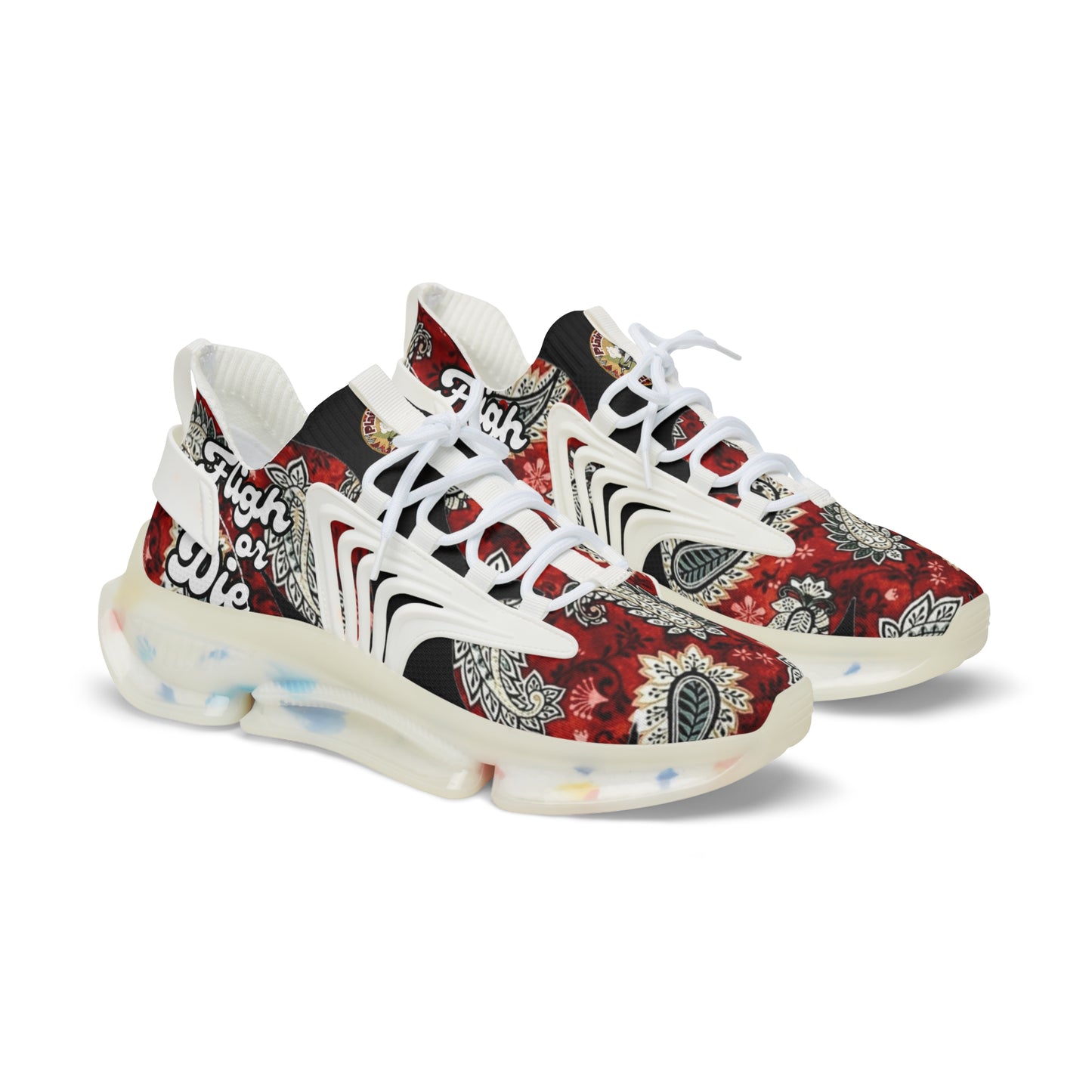 Plaine Jaine Cartel “Crimson Crow” (BLK) MoonWalker Sneakers