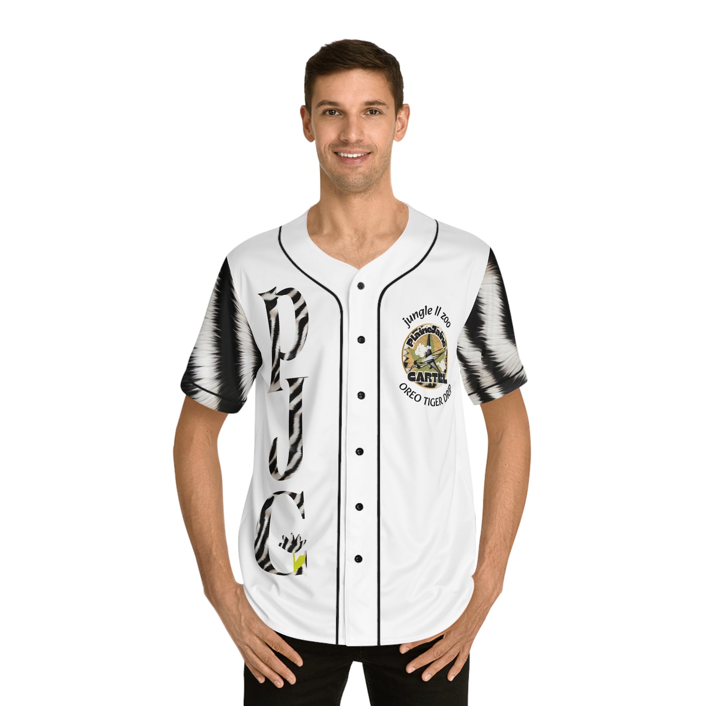 Plaine Jaine Cartel “Oreo Tiger DR!P” Baseball Jersey