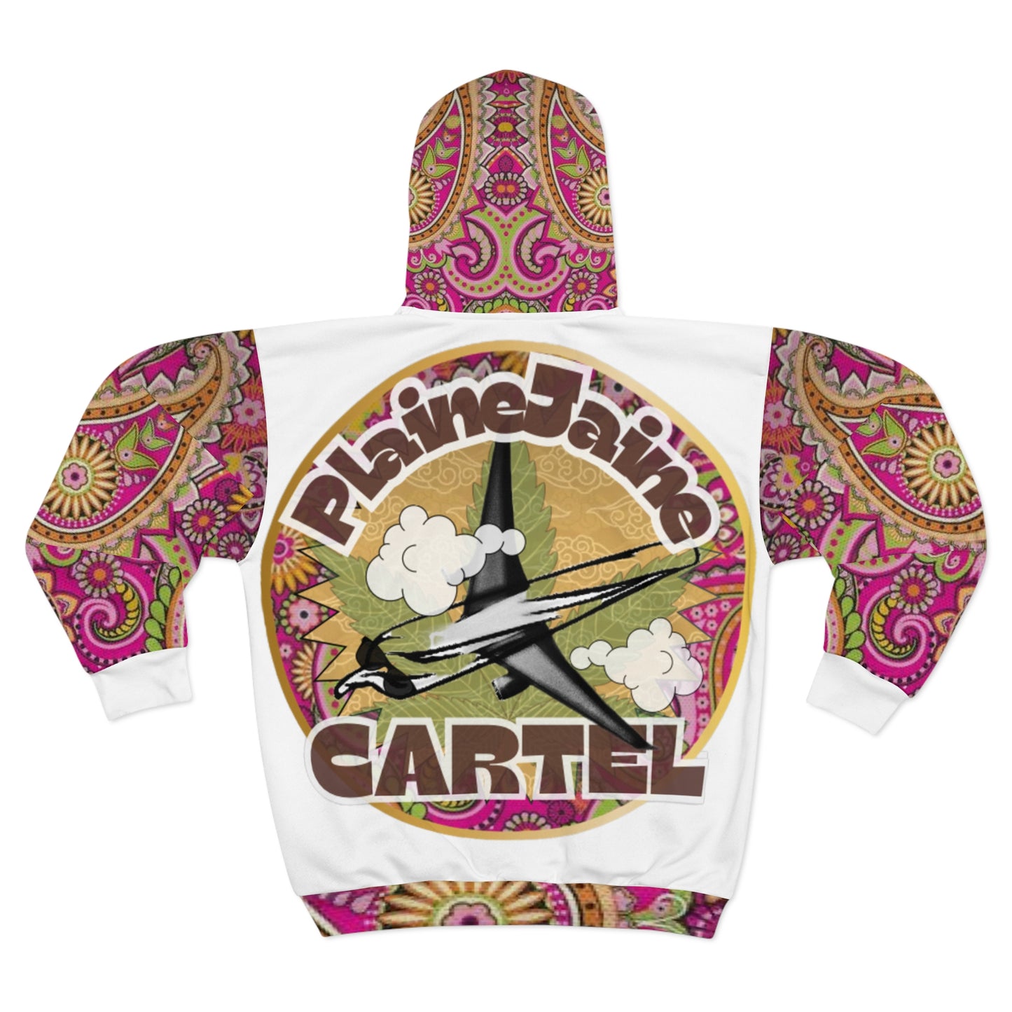 “Spring Paisley w/White” Fligh or Die: Plaine Jaine 101,” Hoodie