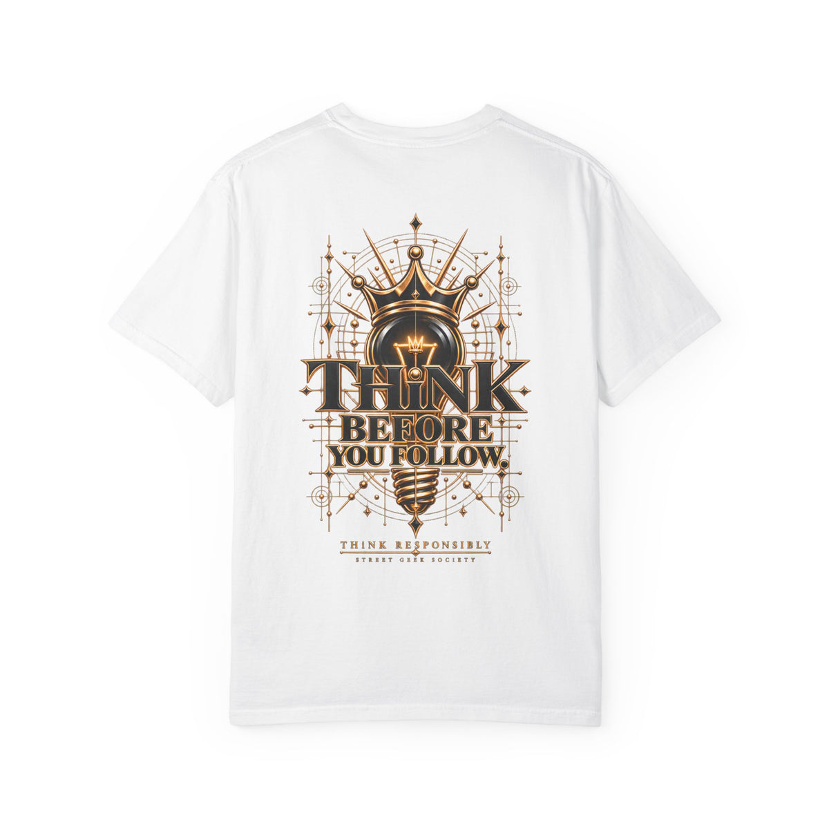 SFH Essential 002 — “THiNK Before You Follow” Heavyweight Tee