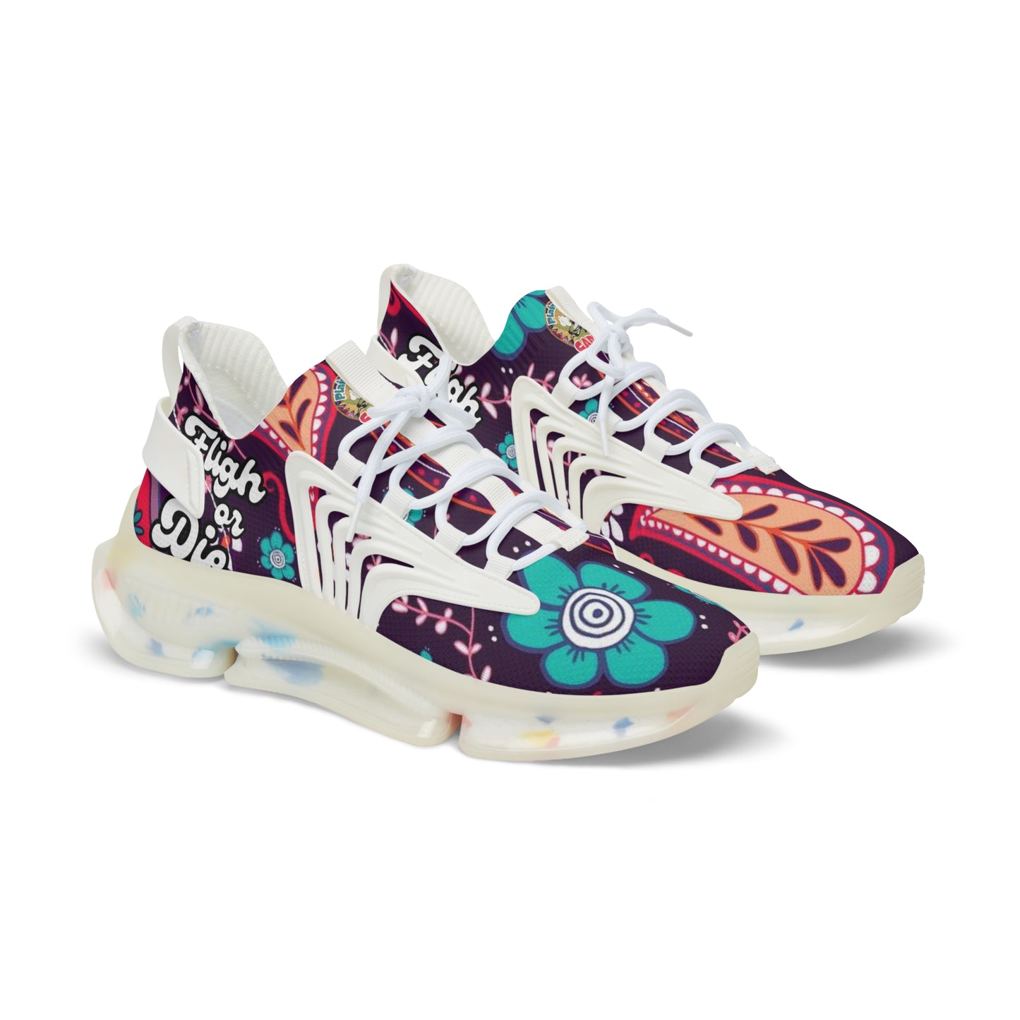 Plaine Jaine Cartel “Tryp P Paisley” Moonwalker Sneakers