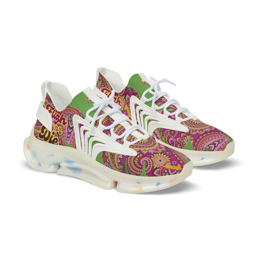 Plaine Jaine Cartel “Spring Paisley” Moonwalker Sneakers