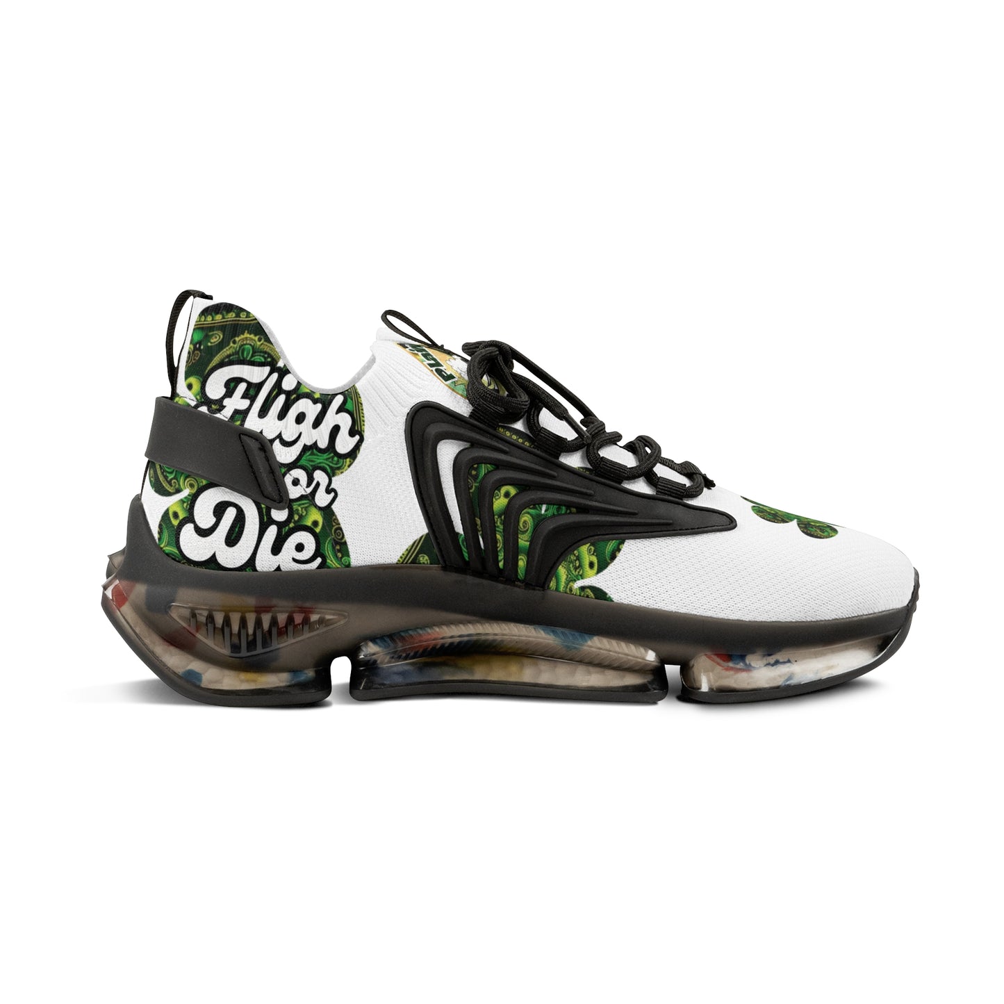 Plaine Jaine Cartel “EYE Love Jamaica,” (La Blanca) MoonWalker Sneakers