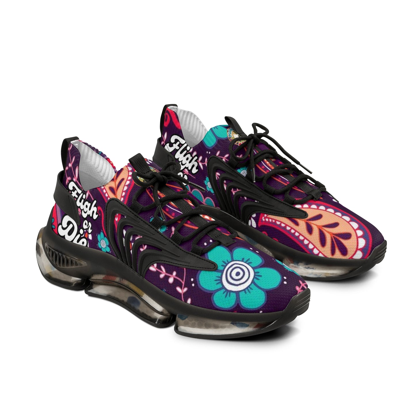 Plaine Jaine Cartel “Tryp P Paisley” Moonwalker Sneakers