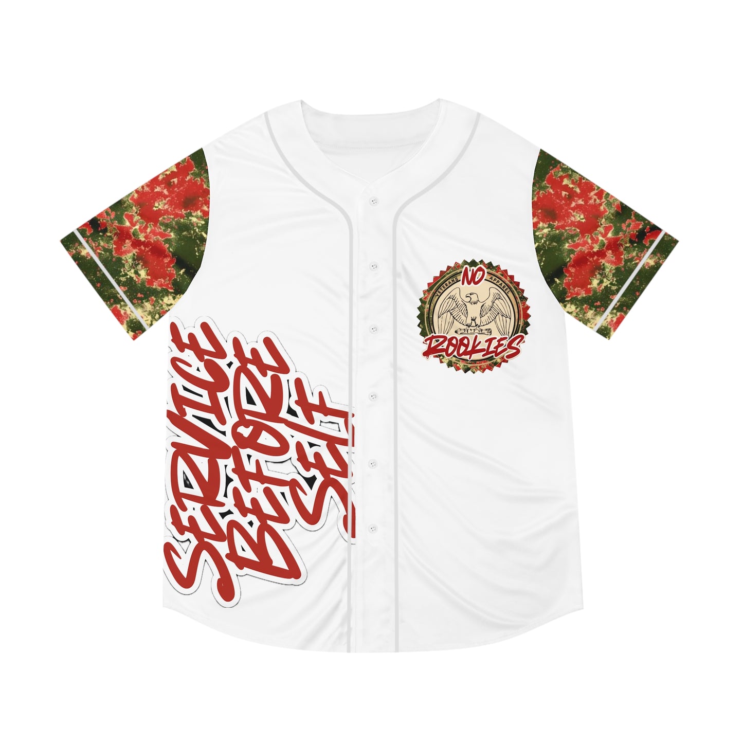 No Rookies “Service Before Self” Baseball Jersey