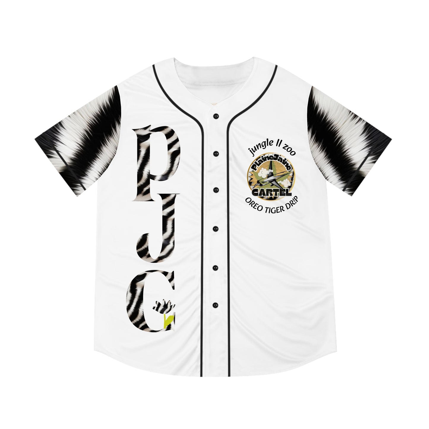 Plaine Jaine Cartel “Oreo Tiger DR!P” Baseball Jersey