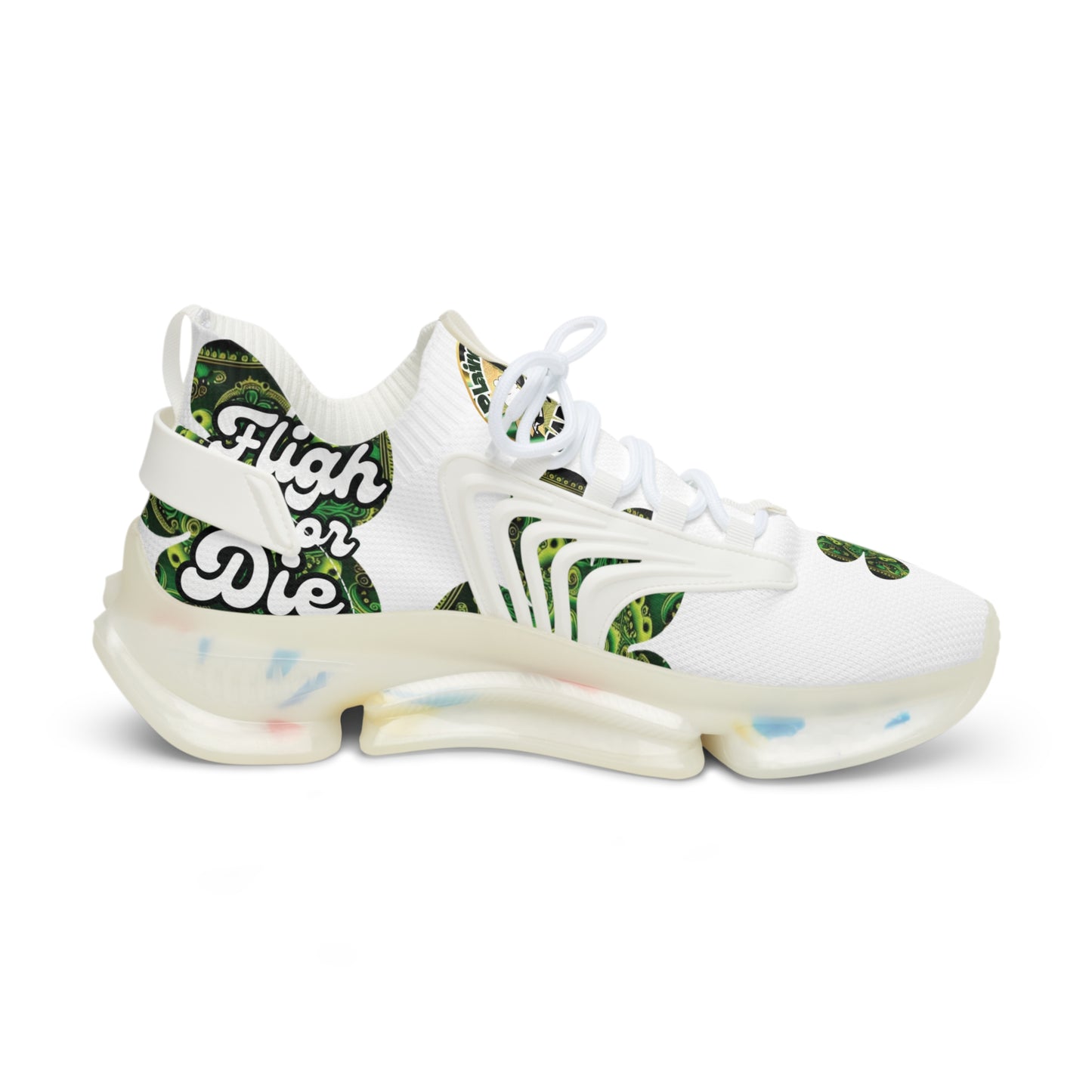 Plaine Jaine Cartel “EYE Love Jamaica,” (La Blanca) MoonWalker Sneakers