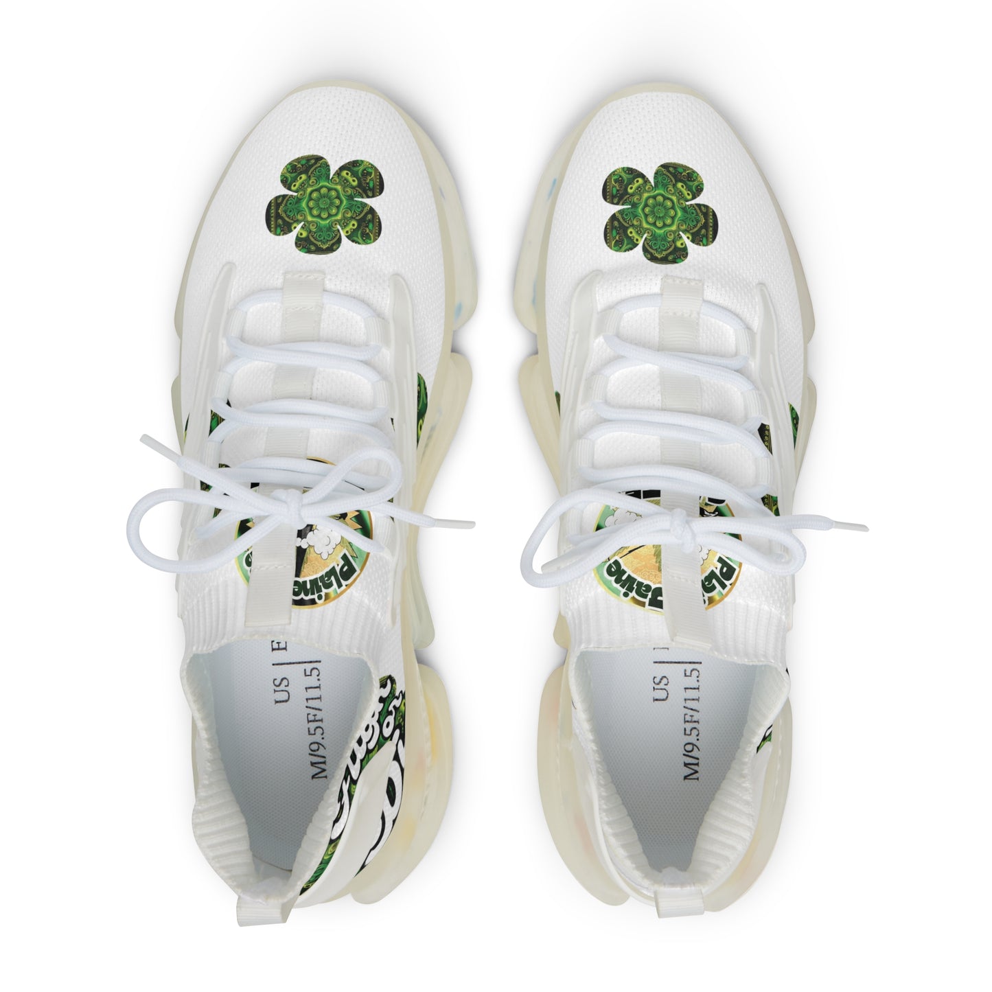 Plaine Jaine Cartel “EYE Love Jamaica,” (La Blanca) MoonWalker Sneakers